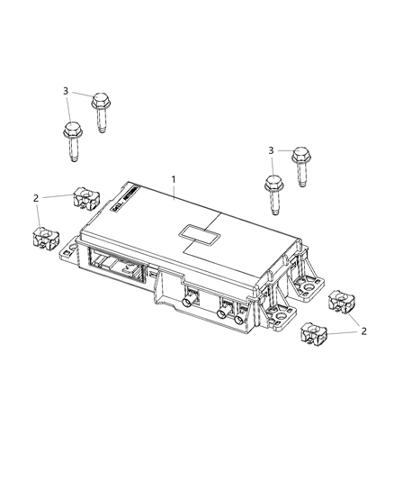 2019 Jeep Cherokee Module, Telematics Diagram