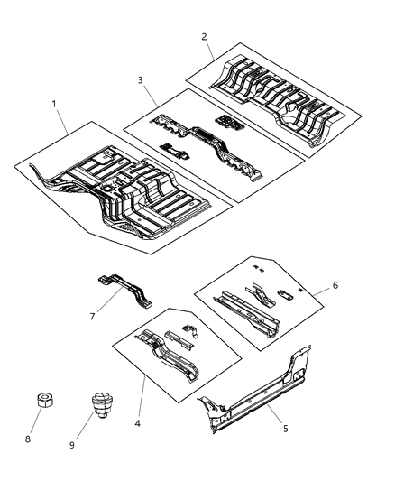 2011 Ram 5500 Floor Pan Diagram 2 - Thumbnail