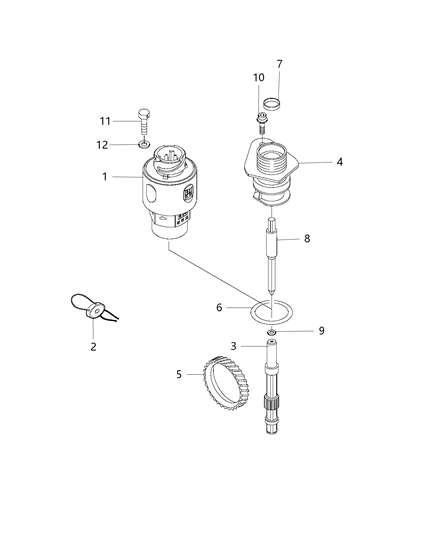 2021 Ram ProMaster 3500 Sensors, Switches And Vents Diagram 1 - Thumbnail