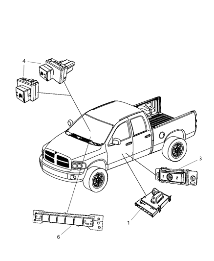 2011 Ram 3500 Cab Chassis Switches Seat Diagram
