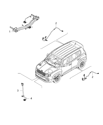 2017 Jeep Renegade Wiring - Chassis & Underbody Diagram