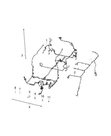 2020 Dodge Grand Caravan Wiring Jumper Module Diagram for 68068285AB