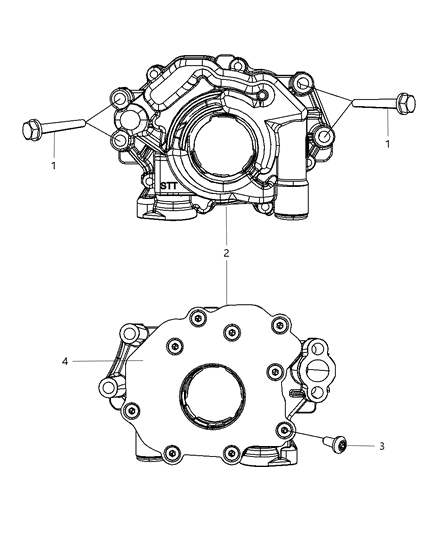 2010 Jeep Commander Engine Oiling Pump Diagram 2 - Thumbnail