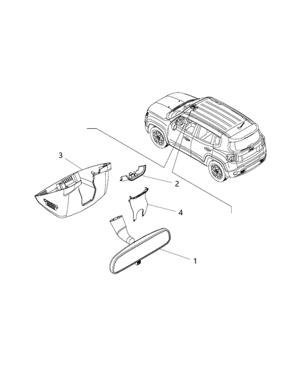 Mirror Inside Diagram for 6EA87LXHAA