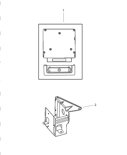 1999 Chrysler Sebring Module Engine Controller Diagram for 4606497AD