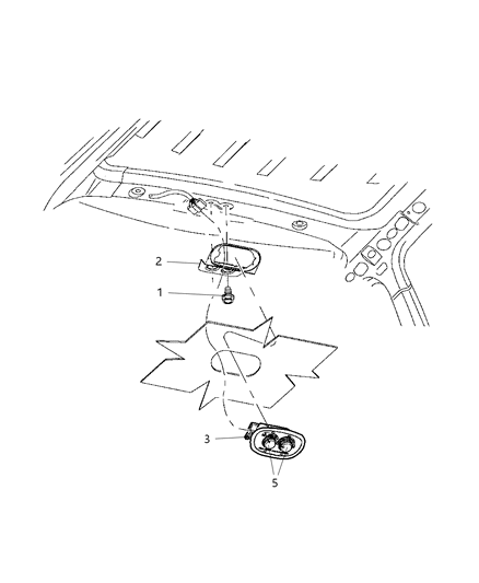 2002 Dodge Durango Knob Diagram for UJ95TL2AA
