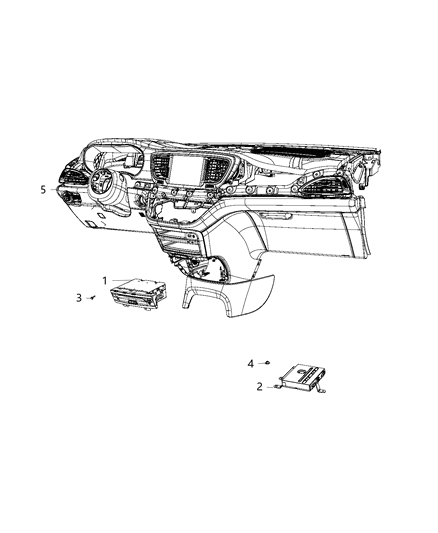2020 Chrysler Voyager DVD & Video System Diagram 1 - Thumbnail