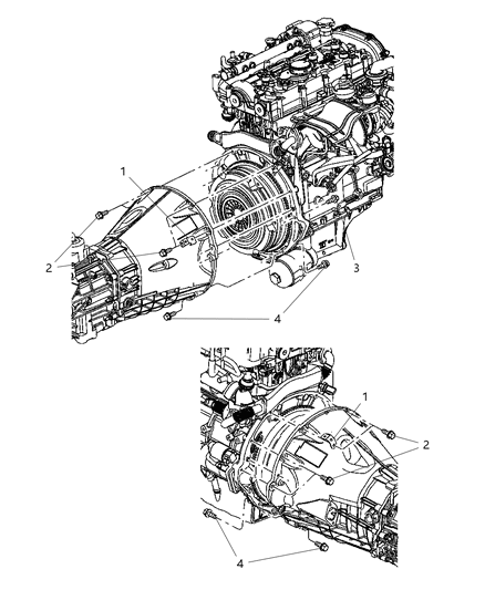 2007 Jeep Liberty Clutch Housing Diagram 2 - Thumbnail