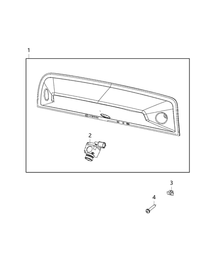 2019 Ram 3500 Cab Chassis(<10K lb.) Camera System Diagram 3 - Thumbnail