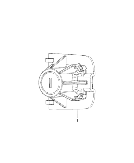 2020 Ram 1500 New Style Front Door Lock Cylinders & Related Parts Diagram