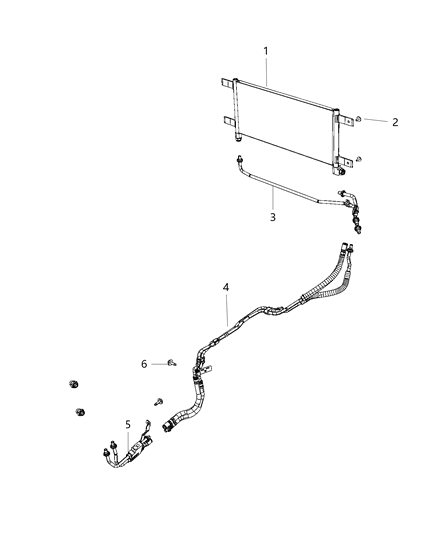 2019 Ram 5500 Hose & Tube Assembly Diagram for 68359847AC