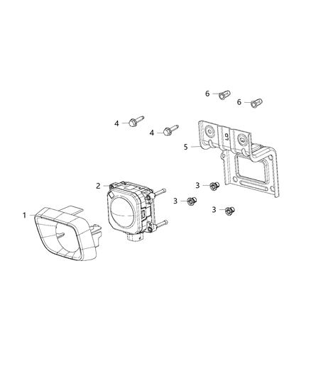 2017 Dodge Charger Sensor, Adaptive Speed Control Diagram 2 - Thumbnail