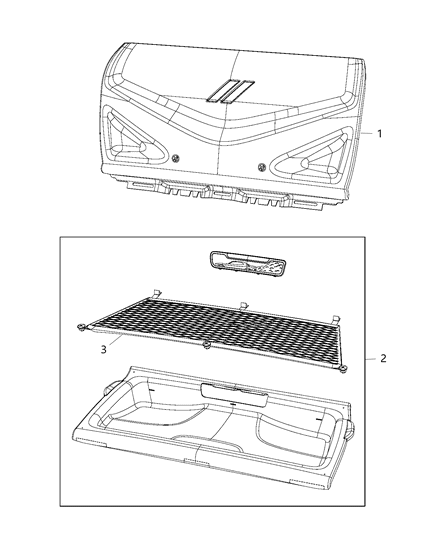 2020 Dodge Challenger Second Row - Adjusters, Recliners, Shields And Risers Diagram 2 - Thumbnail