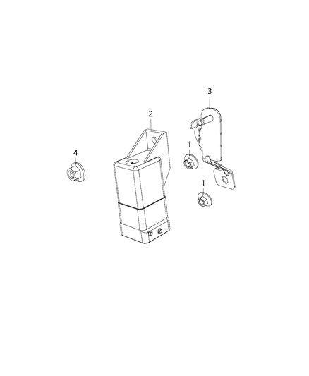 2020 Ram 1500 New Style Modules, Body Diagram 10 - Thumbnail
