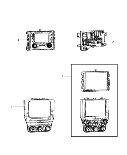 2019 Ram 3500 Pickup Radios Diagram