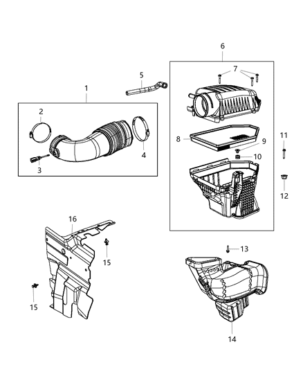 2020 Chrysler 300 Air Cleaner Diagram 2 - Thumbnail