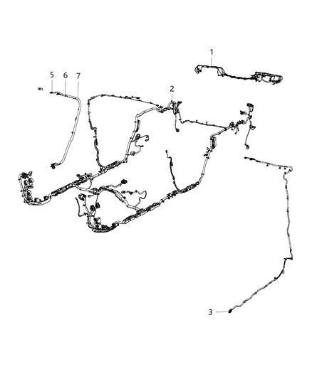 2018 Jeep Wrangler All-new Model Wiring - Body Diagram 1 - Thumbnail