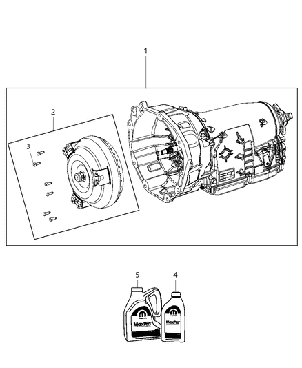 2012 Dodge Charger Transmission / Transaxle Assembly Diagram 2 - Thumbnail