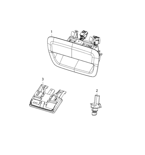 2021 Dodge Durango Switches, Doors, Mirrors And Liftgate Diagram 1 - Thumbnail