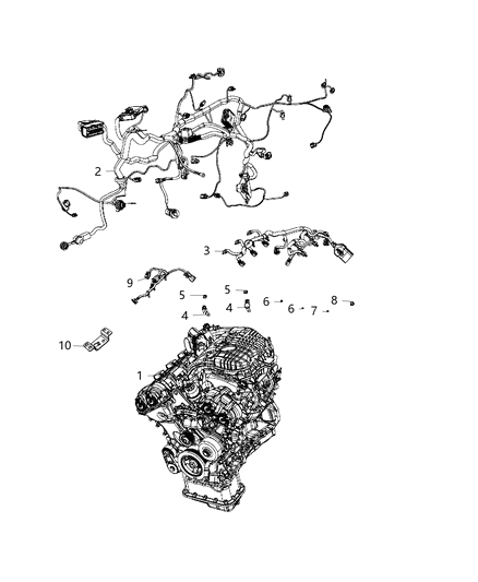 2020 Dodge Challenger Wiring, Engine Diagram 1 - Thumbnail