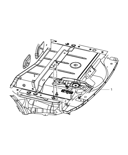 2011 Jeep Liberty Winch, Rear Diagram for 52125243AF