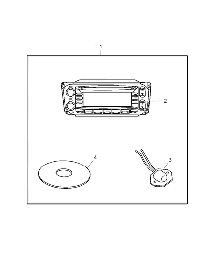 2006 Chrysler Sebring Navigation Kit Diagram 2 - Thumbnail