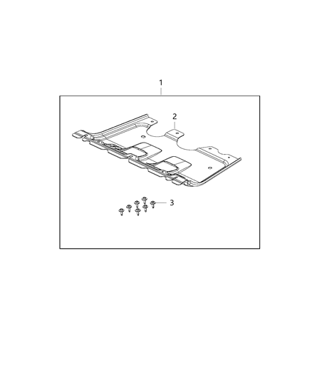2015 Jeep Cherokee Plate Kit, Skid Diagram 4 - Thumbnail