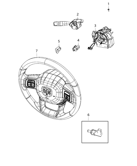 2020 Ram 2500 Modules, Brake, Suspension & Steering Diagram 2 - Thumbnail