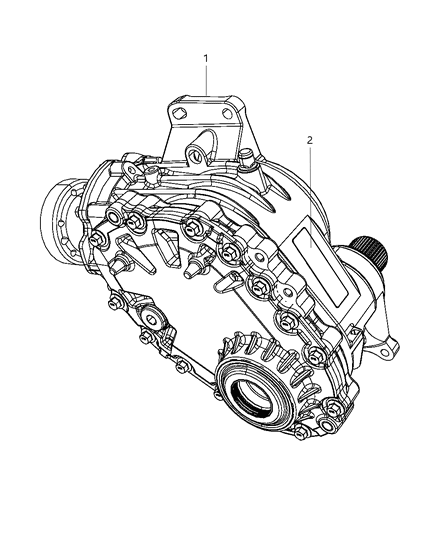 2008 Chrysler Pacifica Power Transfer Unit Diagram for 5157001AF