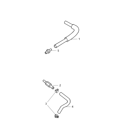 2006 Chrysler PT Cruiser Crankcase Ventilation System Diagram 4 - Thumbnail