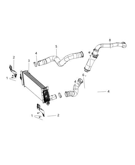 2019 Ram 1500 Classic Charge Air Cooler Diagram