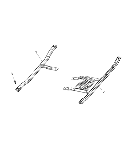 2020 Jeep Gladiator Underbody Shields & Skid Plates Diagram