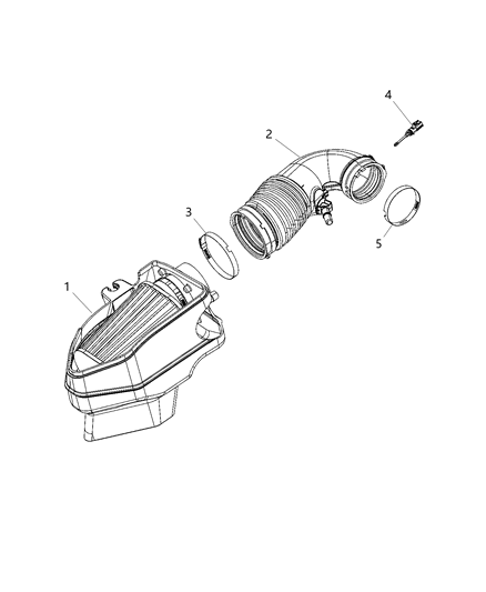 2020 Dodge Challenger Air Cleaner Diagram 2 - Thumbnail