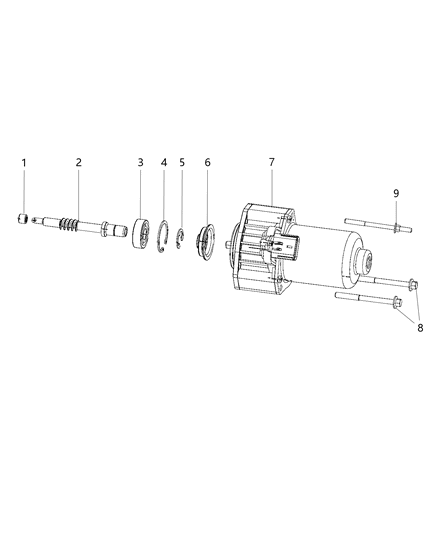 2018 Dodge Durango Gear Shift Motor Diagram 1 - Thumbnail