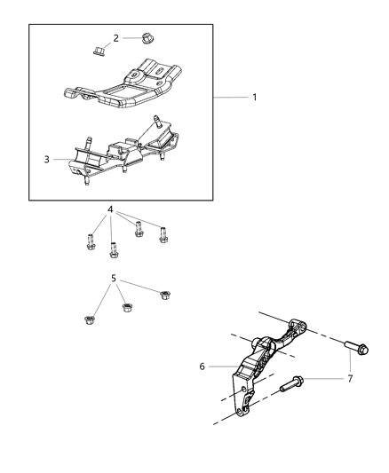 2019 Ram 5500 Mounting Support Diagram
