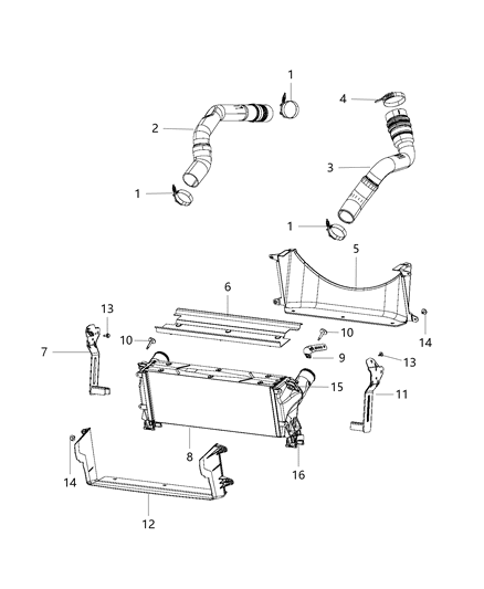 2016 Ram 5500 Charge Air Cooler Diagram