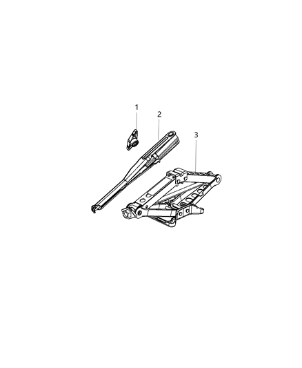 2020 Dodge Charger Jack Assembly & Tools Diagram 2 - Thumbnail
