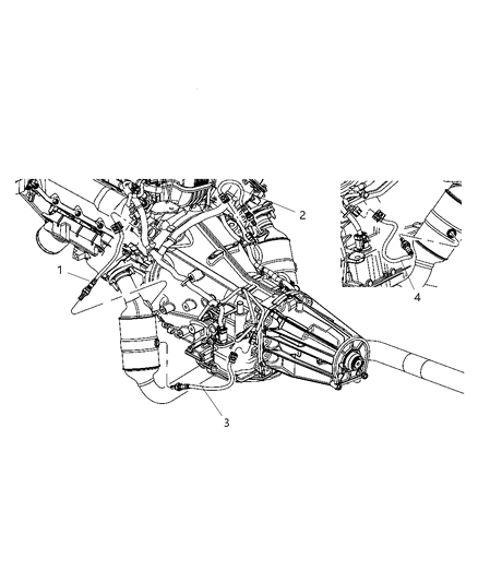 2008 Dodge Durango Oxygen Sensors Diagram 1 - Thumbnail