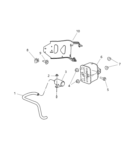 2007 Dodge Ram 3500 Cab Chassis Vacuum Canister Diagram