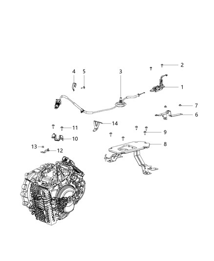 2016 Chrysler 200 Nut Hexagon Lock M8X1.00 Diagram for 6510119AA