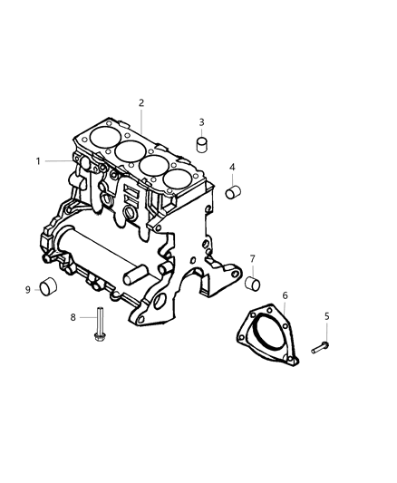 2019 Jeep Compass Cylinder Block And Hardware Diagram 3 - Thumbnail