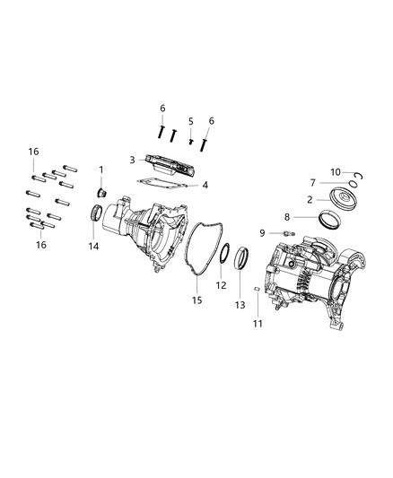 2021 Jeep Cherokee Actuator Diagram for 68369691AD