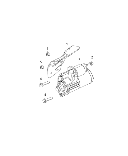 2019 Dodge Durango Starter & Related Parts Diagram 3 - Thumbnail