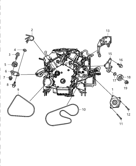 2002 Dodge Intrepid Alternator Diagram 1 - Thumbnail