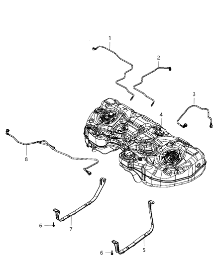 2011 Chrysler 300 Fuel Tank Diagram