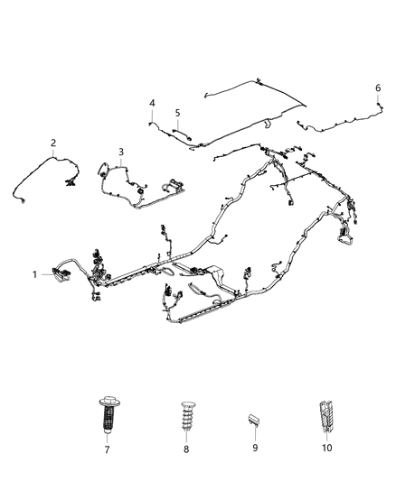 2014 Jeep Grand Cherokee Wiring Hands Free Communication Diagram for 68209580AA