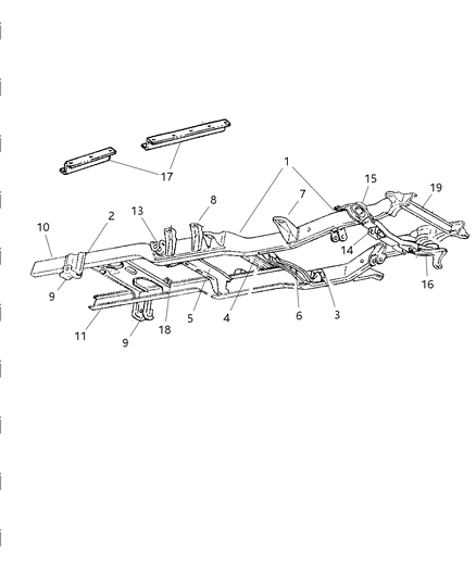 1999 Dodge Ram 2500 Regular Cab Frame Diagram