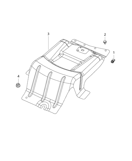 2020 Dodge Charger Spare Wheel Stowage Diagram 1 - Thumbnail