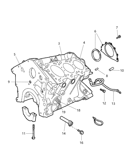 2006 Dodge Magnum Cylinder Block Diagram 2 - Thumbnail