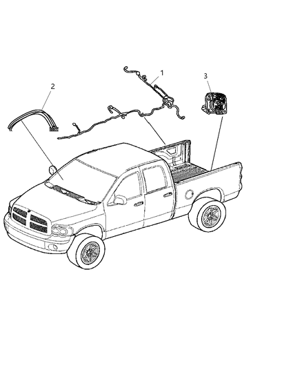 2011 Ram 2500 Wiring Chassis & Underbody Diagram